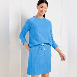 Talbots Skirt SET Women’s large SWEATSHIRT & extra large SKIRT